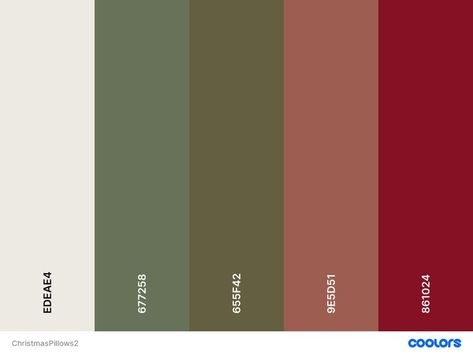 Christmas Boho Color Palette, Christmas Color Palette Canva, Muted Color Christmas Decor, 2023 Christmas Color Palette, Christmas Bloxburg Color Schemes, Scandinavian Christmas Color Palette, Boho Christmas Palette, Christmas Pantone Colour Palettes, Christmas Theme Color Palette