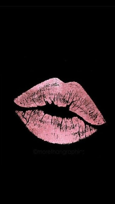 Lips, Pink, Black