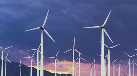 Wind Energy Aesthetic, Wind Turbine Aesthetic, Good Morning Rain, Cinemagraph Gif, Types Of Renewable Energy, Florida Tattoos, Airplane Window View, Gif Background, White Background Wallpaper