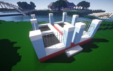 Trampoline, creation #5298 Minecraft Trampoline, Trampoline Ideas, Ideas Minecraft, Minecraft Building, Minecraft Creations, Minecraft Ideas, Minecraft, Building