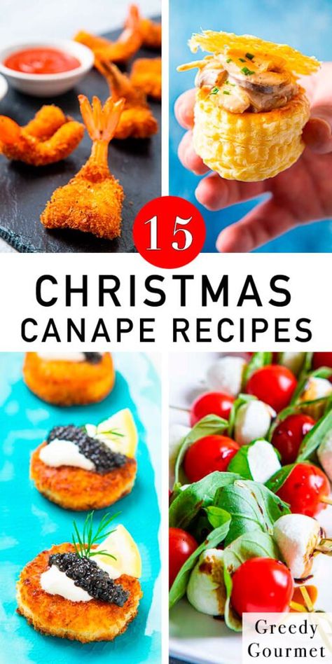 The 15 Best Christmas Canapés | Greedy Gourmet Christmas Canapés, Chocolate Appetizers, Easy Canapes, Christmas Canapes, Christmas Finger Foods, Finger Foods For Kids, Canapes Recipes, Elegant Food, Appetizer Bites