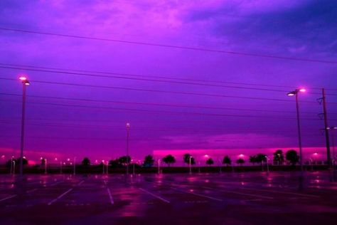 CHASING THE LIGHT Dreamland Aesthetic, Connor Kent, Empty Parking Lot, Lilac Sky, Welcome To Night Vale, Galaxy Background, Night Vale, Dark Grunge, Sun Rise