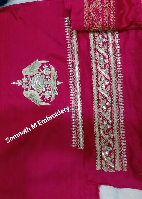 Marodi Work Lehenga, Marodi Work Sabyasachi, Zari Embroidery Designs, Marori Work, Marodi Work, Sabyasachi Saree, Indian Embroidery Designs, Sleeves Embroidery, Beautiful Flower Drawings