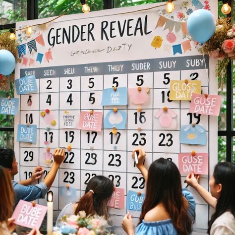 Gender Reveal Games Everyone Will Love: Top Picks for Your Party - SHS Gender Reveal Guest Ideas, Gender Reveal Ideas Football Theme, Gender Reveal Game Ideas, Small Gender Reveal Party, Easter Gender Reveal, Gender Reveal Outfit, Gender Reveal Pinata, Luxury Christmas Decor, Gender Reveal Party Games