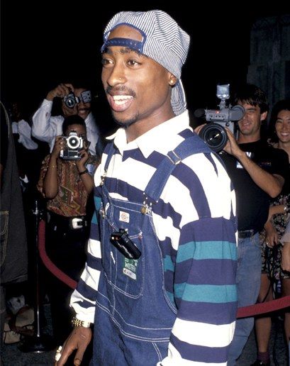 The Adventurous Man’s Guide to Overalls | GQ Tupac Outfits, 90s Men Fashion, Eddie Huang, Tupac Makaveli, 90s Rappers, Adventurous Men, Tupac Pictures, Overalls Fashion, 90s Men