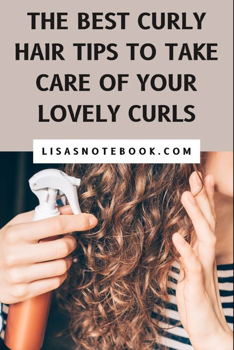 Do you want to know how best to style and care for your natural curls or afro hair? These are the best 6 ultimate curly hair tips that can help you properly take care of your curly hair and the best hair care routine you should be using for shiny healthy hair. #hair #curly #curlyhairstyles #curlyhaircare #curlyhairproducts #curlygirl #curlygirlmethod Healthy Curly Hair Tips, Hacks For Curly Hair, Curly Hair Tips And Tricks, Best Hair Care Routine, Hair Tips And Tricks, Blonde Hair Care, Curly Hair Care Routine, Curly Girl Method, Curly Hair Women