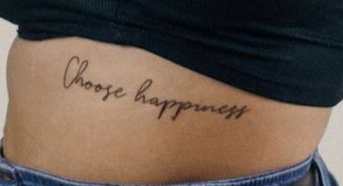 Choose Happiness Tattoo, Happiness Tattoo, Choose Happiness, Choose Happy, Tattoo Quotes, Tattoo Ideas, Tattoos