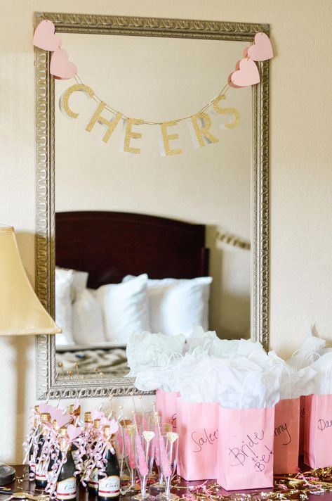 Bachelorette Party Hotel Room, Bachelorette Party Decorations Hotel, Hotel Slumber Party, Bachelorette Party Room, Hotel Bachelorette, Hotel Bachelorette Party, Bachelorette Sleepover, Hotel Room Decoration, Classy Bachelorette