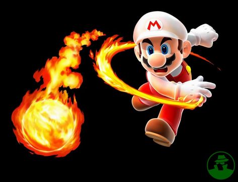 . Fire Mario, Mt St Michel, Mario E Luigi, Super Mario Games, Mario Y Luigi, Super Mario Galaxy, Mario Games, Super Mario World, Mario Birthday