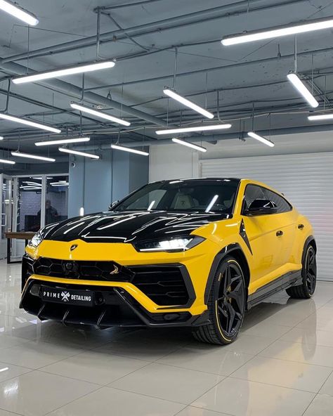 Lamborghini Urus Yellow, Lamborghini Truck, Lambo Urus, Red Lamborghini, Top Luxury Cars, Lamborghini Urus, Luxurious Cars, Cool Car Pictures, Lamborghini Cars