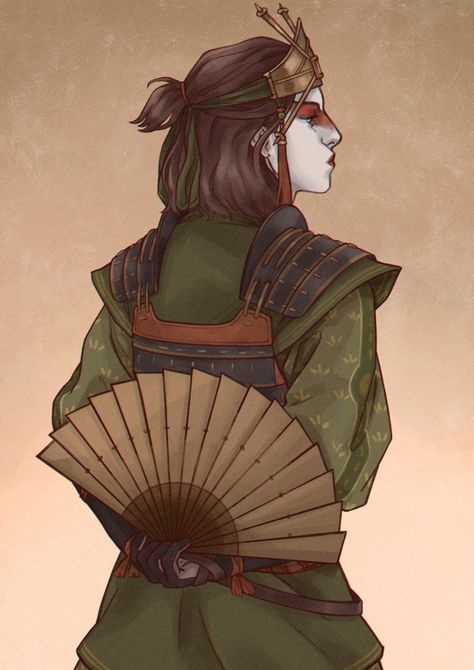 Suki Fanart, Avatar The Last Airbender Suki, Avatar Suki, Kyoshi Rangi, Rise Of Kyoshi, Atla Fanart, Suki Avatar, Atla Oc, Kyoshi Warrior