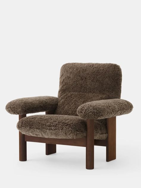 Brasilia Lounge Chair - Sheepskin Design Online Shop, Stained Oak, Design Aesthetics, Lounge Chair Design, The Chair, Armchair Design, Cadiz, Burke Decor, Modernism