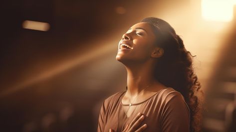 Photo woman during prayer in a church | Premium Photo #Freepik #photo #belief #christian-prayer #christian-worship #praying-hands A Lady Praying, Woman Worshipping, Woman Praying Images, Praying In Church, Prayer Background, Lady Praying, Women Praying, Praying Woman, Woman Praying