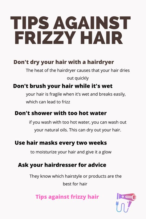 Frizzy Hair Fix, Frizzy Hairstyles, Rid Of Frizzy Hair, Frizzy Hair Remedies, Fizzy Hair, Frizzy Wavy Hair, Frizzy Hair Tips, Caring For Frizzy Hair, Healthy Hair Routine