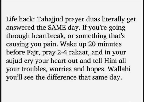 Tahajjud Prayer Step By Step, What Is Tahajjud, How To Start Praying Islam, How To Pray Tahajjud Prayer, Tahajjud Prayer, Short Islamic Quotes, Islamic Reminders, Beautiful Status, Message Quotes