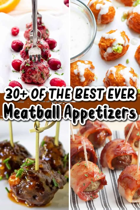 Mini Meatball Skewers, Meatball Finger Food Ideas, Snack Meatballs Party Appetizers, Mini Beef Appetizers, Halloween Party Meatballs, Meatball Flavors Appetizers, Meatballs On Toothpicks, Meatballs Hors D’oeuvres, Meatball Appetizer Ideas