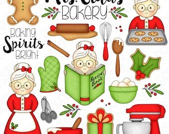 Christmas Cookie Clipart, Elf Images, Cookie Clipart, Snowman Clipart, Baking Items, Sweet Christmas, Blossom Design, Halloween Trick Or Treat, Santa Christmas