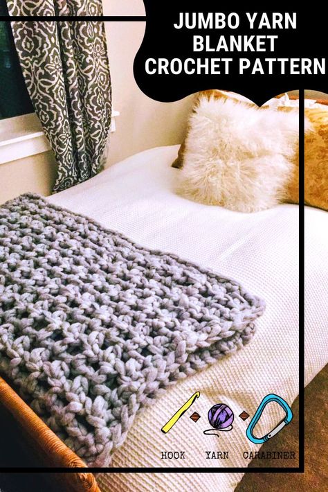 Jumbo Yarn Blanket, Chunky Crochet Blanket Pattern Free, Easy Crochet Patterns Free Beginners, Fluffy Throw Blanket, Free Crochet Baby Blanket, Leg Warmers Crochet Pattern, Chunky Blankets, Chunky Crochet Blanket Pattern, Leg Warmers Pattern