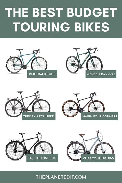 Best Budget Touring Bikes Best Bicycles, Compass Art, Bike Prices, Touring Bicycles, Bicycle Travel, Cycling Motivation, Adventure Tourism, Bike Brands, Bicycle Maintenance