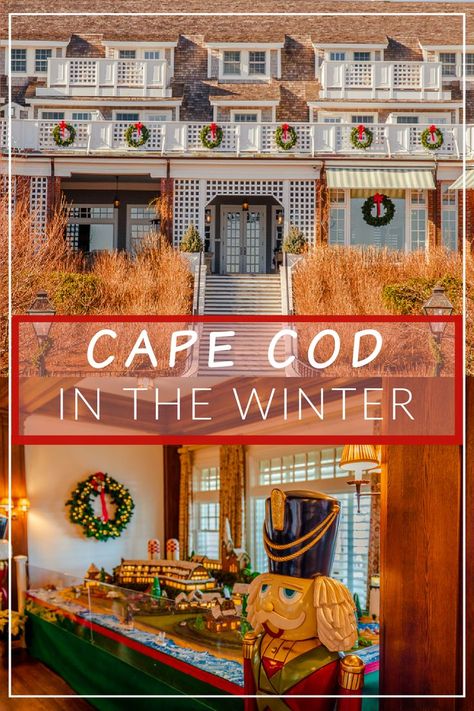 Cape Cod winter attractions and things to do Cape Cod Winter, Cape Cod Hotels, Romantic Winter Getaways, Cape Cod Travel, England Winter, Cape Cod Vacation, Winter Cape, Vacation Wishes, Massachusetts Travel