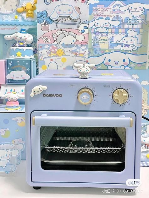 Cinnamoroll Kitchen, Cinnamoroll Cafe, Blue Kitchen Appliances, Pixel Game, Kitchen Item, Hello Kitty Crafts, Kawaii Cooking, Material Things, Pixel Games