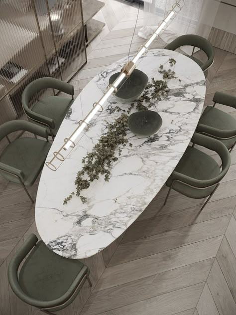 Dining Room Design Luxury, Dining Table For 6, Mesa Oval, Dining Table Design Modern, Interior Design Dining Room, Table Marble, Modern Dining Room Tables, Marble Dining Table, Dining Room Interiors