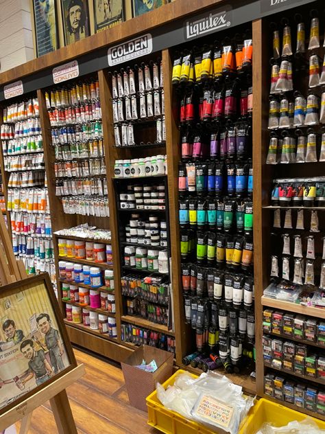 Art Supply Store Interior, Art Supply Store Aesthetic, Stationery Shop Aesthetic, Art Store Aesthetic, Art Shop Aesthetic, Stationery List, Space Iphone Wallpaper, Moving Van, Art Shopping