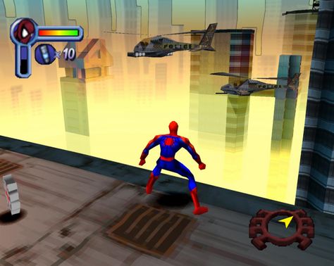 2000’s Spider-Man may not hold up quite as well as those of us who loved it at the time would like to believe, but it’s still one of the best Spidey games ever made. Not only did it steep you in a world that looked, sounded, and felt exactly as it should, it provided plenty of content to keep you coming back. 00s Video Games, 2000s Games Aesthetic, 2000s Video Games, Spiderman Widgets, Spiderman Electro, Spider Man Game, Ps1 Games, Cybercore Y2k, Gaming Nostalgia