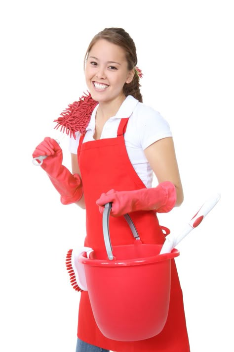 Bucket Image, House Maid, Cleaning Maid, Pvc Apron, Domestic Cleaning, Female Butcher, Maid Uniform, Professional Cleaners, Cleaning Company