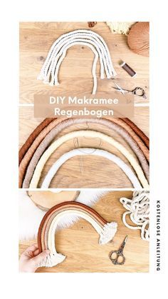 Pola Macrame, Macrame Baby, Crafting Wire, Rainbow Diy, Diy Crafts For Adults, Yarn Inspiration, Rainbow Crafts, Rope Crafts, Macrame Patterns Tutorials