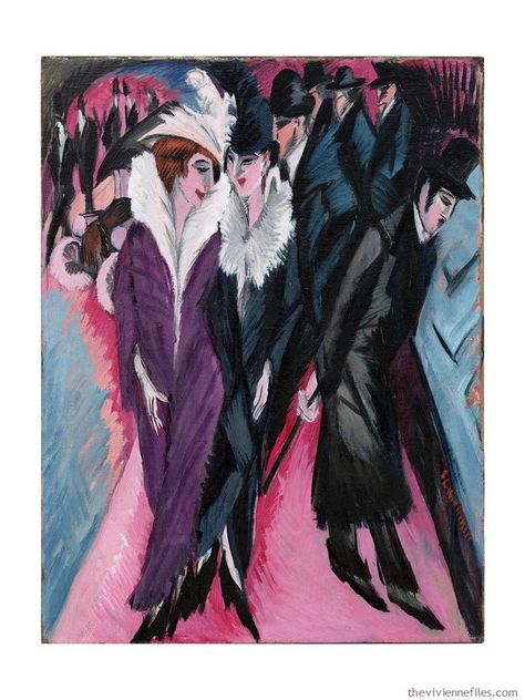 Winter Travel: Street, Berlin by Ernst Ludwig Kirchner Ludwig Meidner, Ernst Kirchner, George Grosz, Ludwig Kirchner, Berlin Museum, Berlin Street, Ernst Ludwig Kirchner, August Macke, Franz Marc