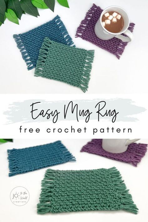 Crochet Mug Rug, Market Crochet, Easy Crochet Bookmarks, Mug Rug Pattern, Crochet Mug, Crochet Coasters Free Pattern, Crochet Bookmark Pattern, Coaster Pattern, Mug Rug Patterns