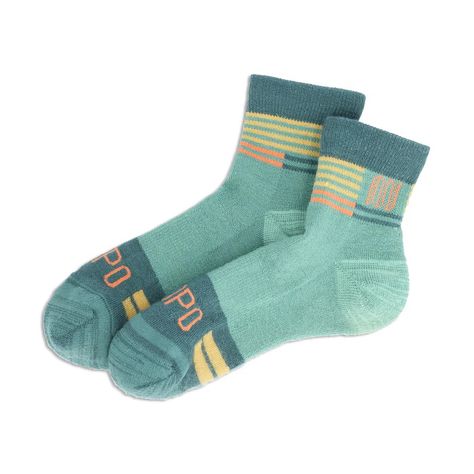 Mountain Trail Socks – Topo Designs Outdoor Socks, Mountain Trail, Hiking Socks, Topo Designs, Mountain Trails, Blue Accessories, Sustainable Practices, Bone White, Green Sea