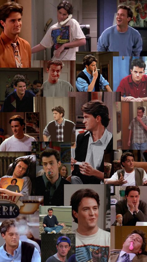 Chandler Bing 🔔 90s Sitcom Fashion Men, Friends Outfits 90s Chandler, Chandler Bing 90s, Chandler Bing Costume, Chandler Friends Outfits, Chandler Bing Style, Friends 90s Outfits, Chandler Bing Aesthetic, Chandler Outfits