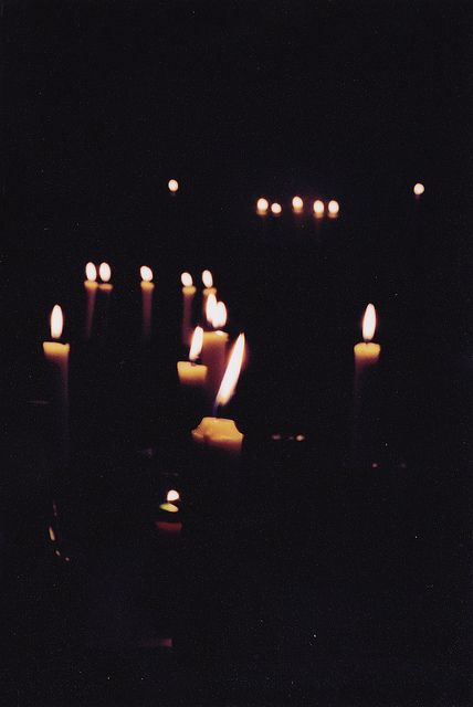 Candles in the Dark Original, via Flickr. Candles In Dark Room, Dark Room With Candles, Deaths Obsession, Candles In The Dark, Ambient Aesthetic, Candle In The Dark, Candles Dark, Painting References, Shot In The Dark