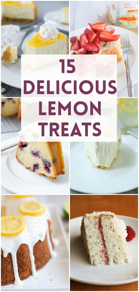 Spring Dessert Ideas, Dessert List, Delicious Lemon Desserts, Spring Flavors, Fake Ginger, Homemade Chocolate Truffles, Lemon Treats, Dinner Favorites, Cranberry Pie