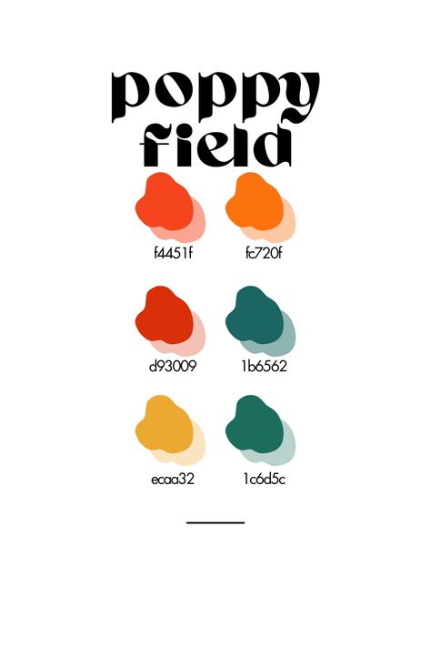 6 Color Palette Hex Code, Color Palette For Notes, Color Schemes With Hex Codes, Colour Palette Names, Digital Notes Ideas, Color Palette Hex Code, Hex Code Color Palette, Poppy Color Palette, 6 Color Palette