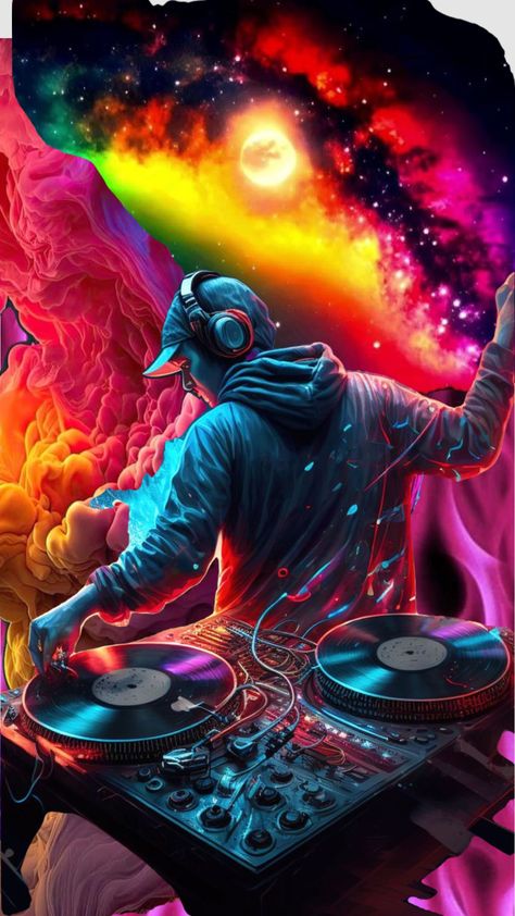 #vibes #music #wallpaper #vibrant Deep House Music Wallpaper, Music Lover Aesthetic Wallpaper, Cool Wallpapers Aesthetic Trippy, Cool Music Wallpapers, Music Album Covers Wallpaper, Music Wallpaper Iphone, Joker Music, Dj Wallpaper, Dj Designs