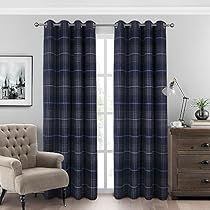 Tartan Curtains, Room Darkening Shades, Plaid Curtains, Modern Window, Quality Curtains, Drape Panel, Curtains For Living Room, Modern Windows, Blue Checkered