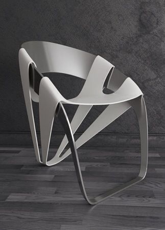 Interior Design Chair, Leaf Chair, Concrete Sculpture, Chic Chic, Living Modern, Modern Accent Chair, Chic Living Room, Chic Living, Chaise Design