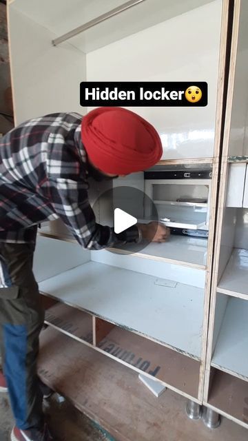 Sarbjeet Singh on Instagram: "Hidden locker  #woodworking #carpenter #Hidden" Hidden Locker Ideas In Wardrobe, Hidden Locker In Wardrobe, Secret Locker In Wardrobe, Hidden Locker, Locker Wardrobe, Safe Lockers, Wooden Almirah, Hidden Closet, Locker Shelves