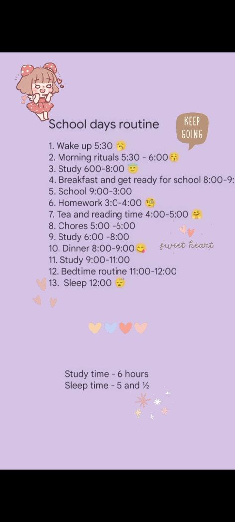 6 Hours Study Routine After School, Korean Study Routine Schedule, Study Schedule School Day, 6 Hours Study Schedule, Study Routine Schedule After School, 6 Hours Study Routine, Korean Student Study Routine, Study Schedule After School, Daily Routine Schedule For Students