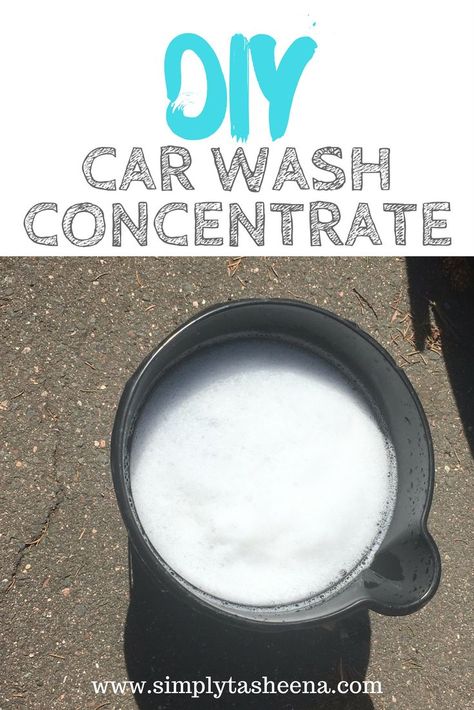 DIY Car Wash Concentrate | Simply Tasheena Diy Carwash Soap, Diy Car Wash Soap, Homemade Car Wash Soap, Kid Car Wash, Diy Car Wash, Car Wash Solutions, Car Soap, Diy Soap Recipe, Car Aesthetics