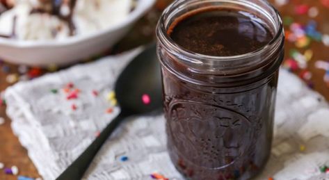 Chocolate sauce - Yes it's safe! - SBCanning.com - homemade canning recipes Chocolate Syrup Dessert, Chocolate Syrup Recipe, Fudge Topping, Canning Sauces, Chocolate Syrup Recipes, Easy Pancake Recipe, Hot Fudge Topping, Homemade Chocolate Syrup, Homemade Chocolate Sauce