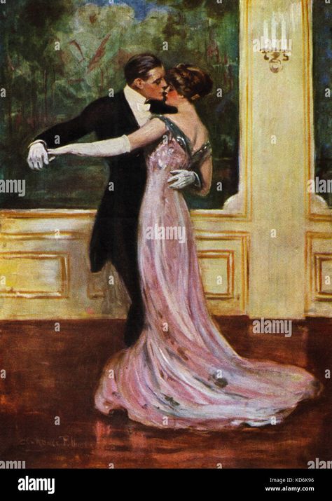 Waltz Pose, George Percy, Intermediate Colors, John William Godward, The Last Waltz, William Adolphe Bouguereau, Adaptive Reuse, Norman Rockwell, Romantic Art