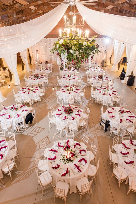 White Burgundy Gold Wedding, Cream And Red Wedding Decor, Green Red And Gold Wedding Theme, Burgundy White Gold Wedding, Wedding Color Schemes Red Gold, Red And White Roses Wedding Decor, Red And White Reception Decorations, Red Theme Wedding Reception, White Red Wedding Decoration