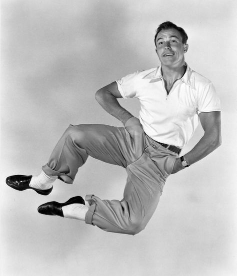 What made vintage actor, singer & dancer Gene Kelly so special Philippe Halsman, Dance Dreams, Sock Hop, Septième Art, Gene Kelly, Fred Astaire, Tap Dance, Dynamic Poses, Lets Dance