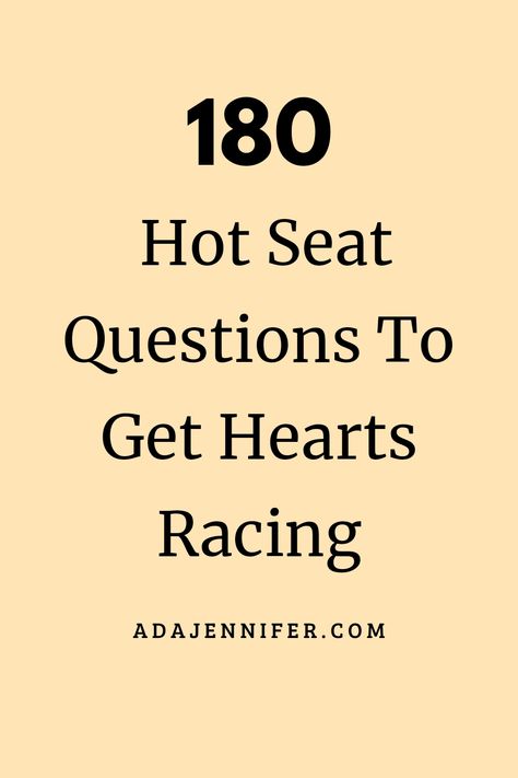 Enjoy juicy conversations with these hot seat questions that are spicy topics for friends and couples Deep Conversation Topics Relationships, Spicy Conversations, Hot Seat Questions For Couples, Spicy Ideas For Couples, Conversation Starters For Friends, Conversation Starters For Teens, Kids Conversation Starters, Fun Games For Couples, Spicy Truth Or Dare Questions