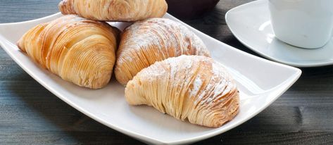 50 Most Popular European Desserts - TasteAtlas Sfogliatella Recipe, European Desserts, Dessert Names, Italian Pastries, Italian Pastry, Pasta Machine, Pastry Desserts, Sweet Pastries, Italian Desserts