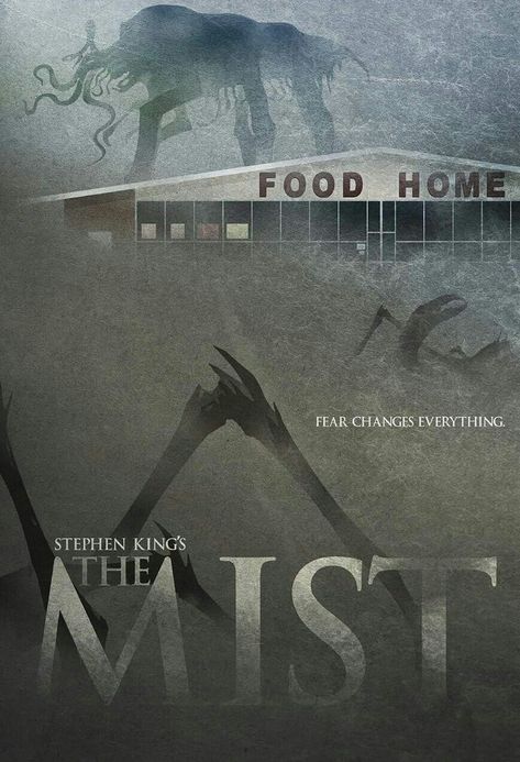 STEPHEN KING THE MIST The Mist Film, The Mist Stephen King, Stephen King Film, Halloween Movie Poster, Arte Zombie, Kings Movie, Stephen King Movies, Stephen King Books, Be With You Movie